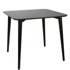 Стол обеденный Dan 80х80 Ловко Loft Design черный