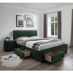 Кровать MODENA 3 160 HALMAR темно-зеленый