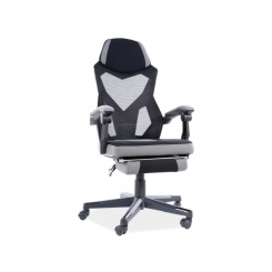 Кресло поворотное Q-939 Signal серый/черный