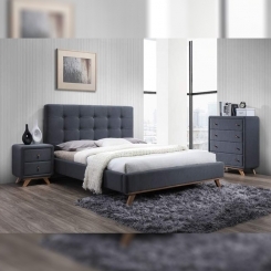 Кровать Signal Melissa 160х200 серый